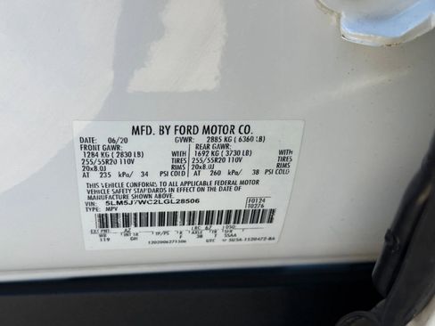 Used 2020 Lincoln Aviator Reserve w/ Equipment Group 201A image 21