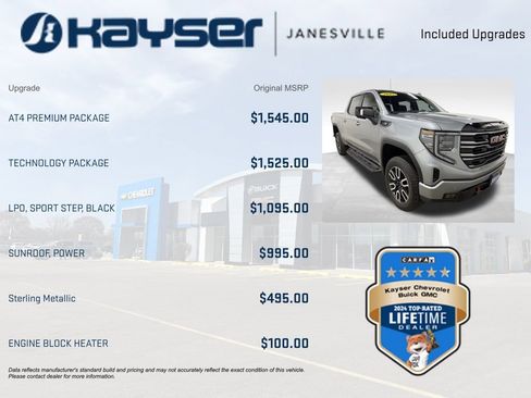 Certified 2025 GMC Sierra 1500 AT4 w/ AT4 Premium Package image 2