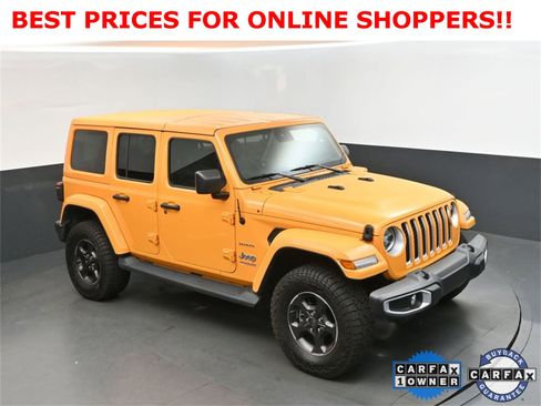 Used 2021 Jeep Wrangler Unlimited Sahara w/ Cold Weather Group image 1