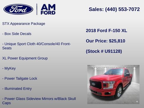 Used 2018 Ford F150 XL w/ Equipment Group 101A Mid AWD/4WD image 18