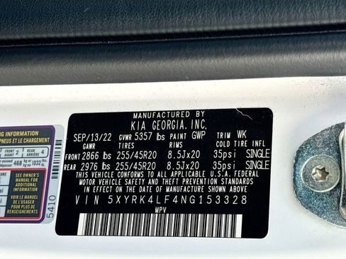 Used 2022 Kia Sorento SX image 19