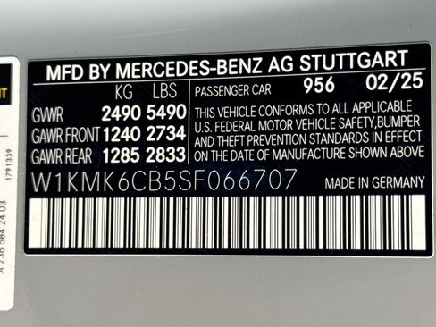 Used 2025 Mercedes-Benz CLE 53 AMG 4MATIC Cabriolet image 30