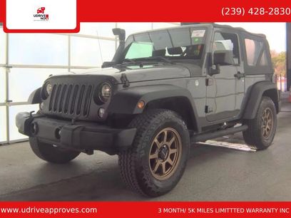 Used 2016 Jeep Wrangler Sport w/ Quick Order Package 24S