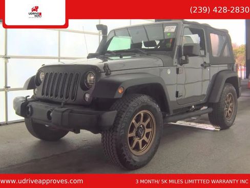 Used 2016 Jeep Wrangler Sport w/ Quick Order Package 24S AWD/4WD image 1