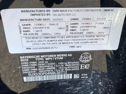 Used 2022 BMW X3 xDrive30i AWD/4WD image 25