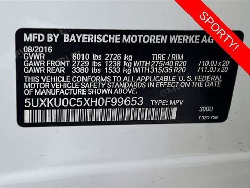 Used 2017 BMW X6 sDrive35i image 33