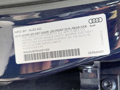 Used 2019 Audi A3 2.0T Titanium w/ Convenience Package image 55