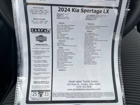 Used 2024 Kia Sportage LX FWD image 27