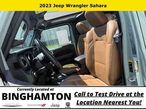 Used 2023 Jeep Wrangler Unlimited Sahara w/ LED Lighting Group AWD/4WD image 8