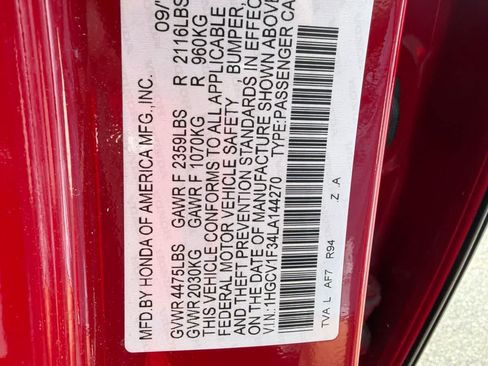 Certified 2020 Honda Accord Sport image 22