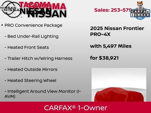 Used 2025 Nissan Frontier PRO-4X w/ Pro Convenience Package image 2