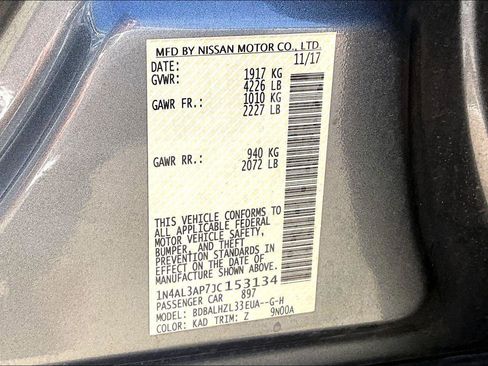 Used 2018 Nissan Altima 2.5 SR w/ SR Special Edition image 34