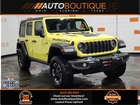 Used 2024 Jeep Wrangler Unlimited Rubicon 4xe w/ Safety Group image 1