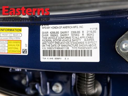Used 2019 Honda Accord EX image 33