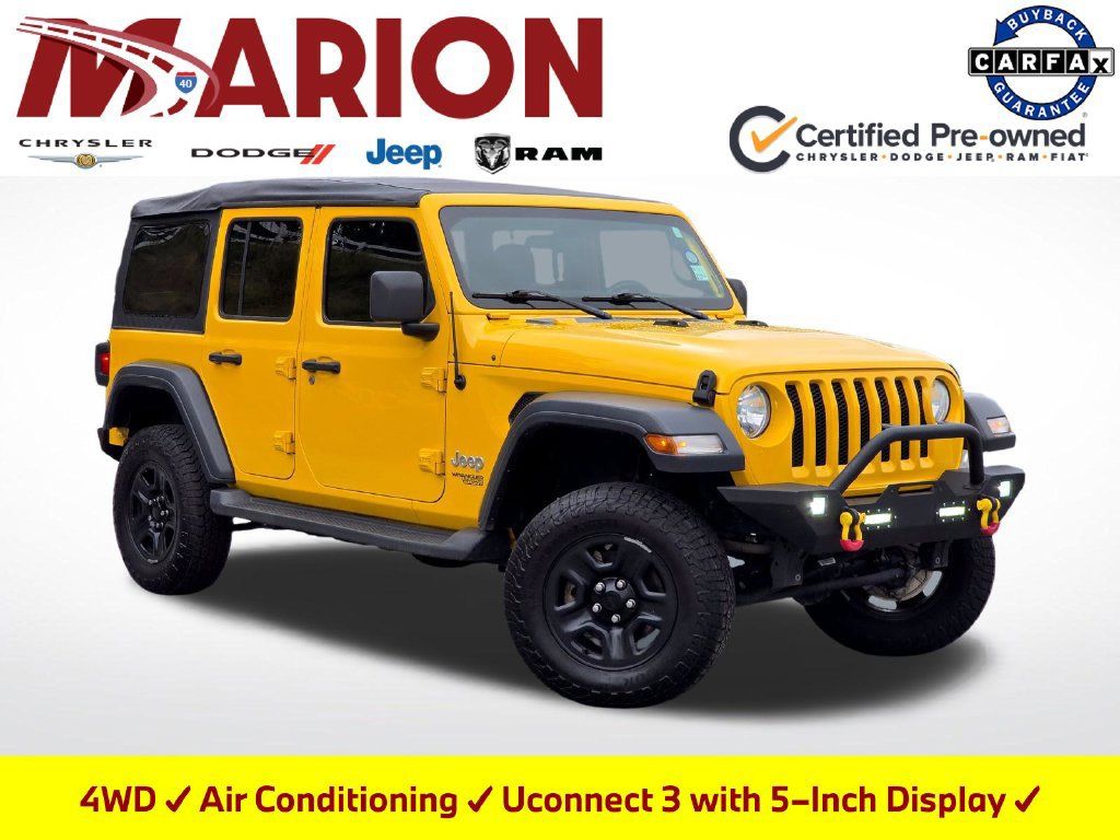 Used 2018 Jeep Wrangler Unlimited Sport AWD/4WD 360° Tour