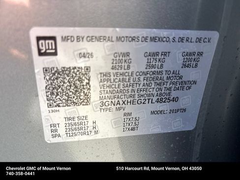 New 2026 Chevrolet Equinox LT w/ Safety and Technology Package FWD image 30