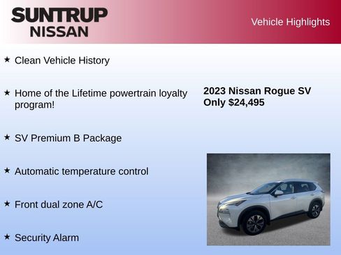 Used 2023 Nissan Rogue SV w/ SV Premium B Package image 8