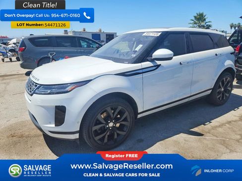 Used 2020 Land Rover Range Rover Evoque SE AWD/4WD image 1