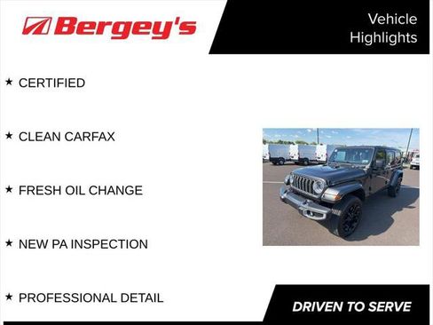 Certified 2025 Jeep Wrangler Unlimited Sahara w/ Safety Group AWD/4WD image 5
