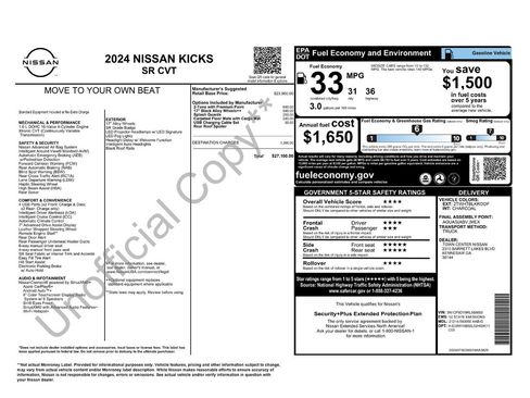 Certified 2024 Nissan Kicks SR FWD image 27