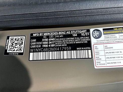 Used 2021 Mercedes-Benz G 550 image 21