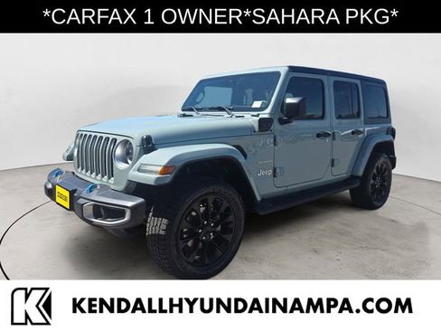 Used 2023 Jeep Wrangler Unlimited Sahara w/ Cold Weather Group AWD/4WD image 1