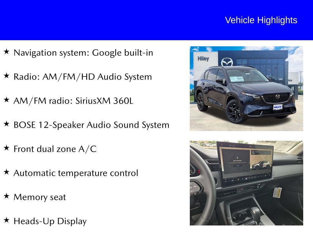 New 2026 MAZDA CX-5 2.5 S w/ Premium Plus Package AWD/4WD image 9