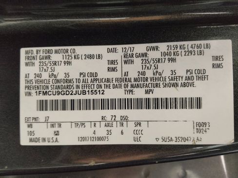 Used 2018 Ford Escape SE image 33