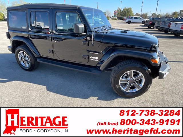 Used 2022 Jeep Wrangler Unlimited Sahara w/ Cold Weather Group AWD/4WD 360° Tour