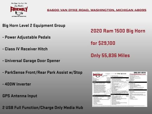 Used 2020 RAM 1500 Big Horn image 6