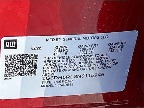 Used 2022 Cadillac CT4 V w/ Navigation Package image 33