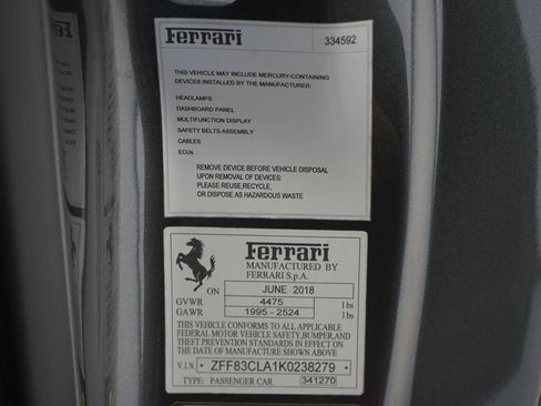Used 2019 Ferrari 812 Superfast RWD image 32
