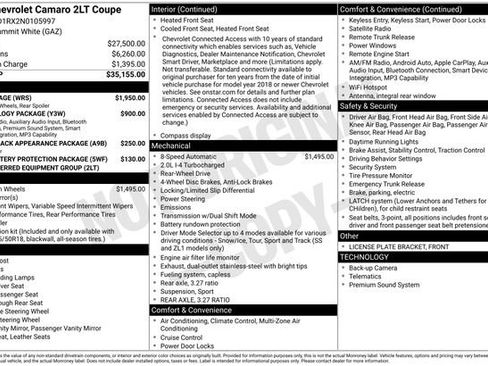 Used 2022 Chevrolet Camaro LT w/ RS Package image 6