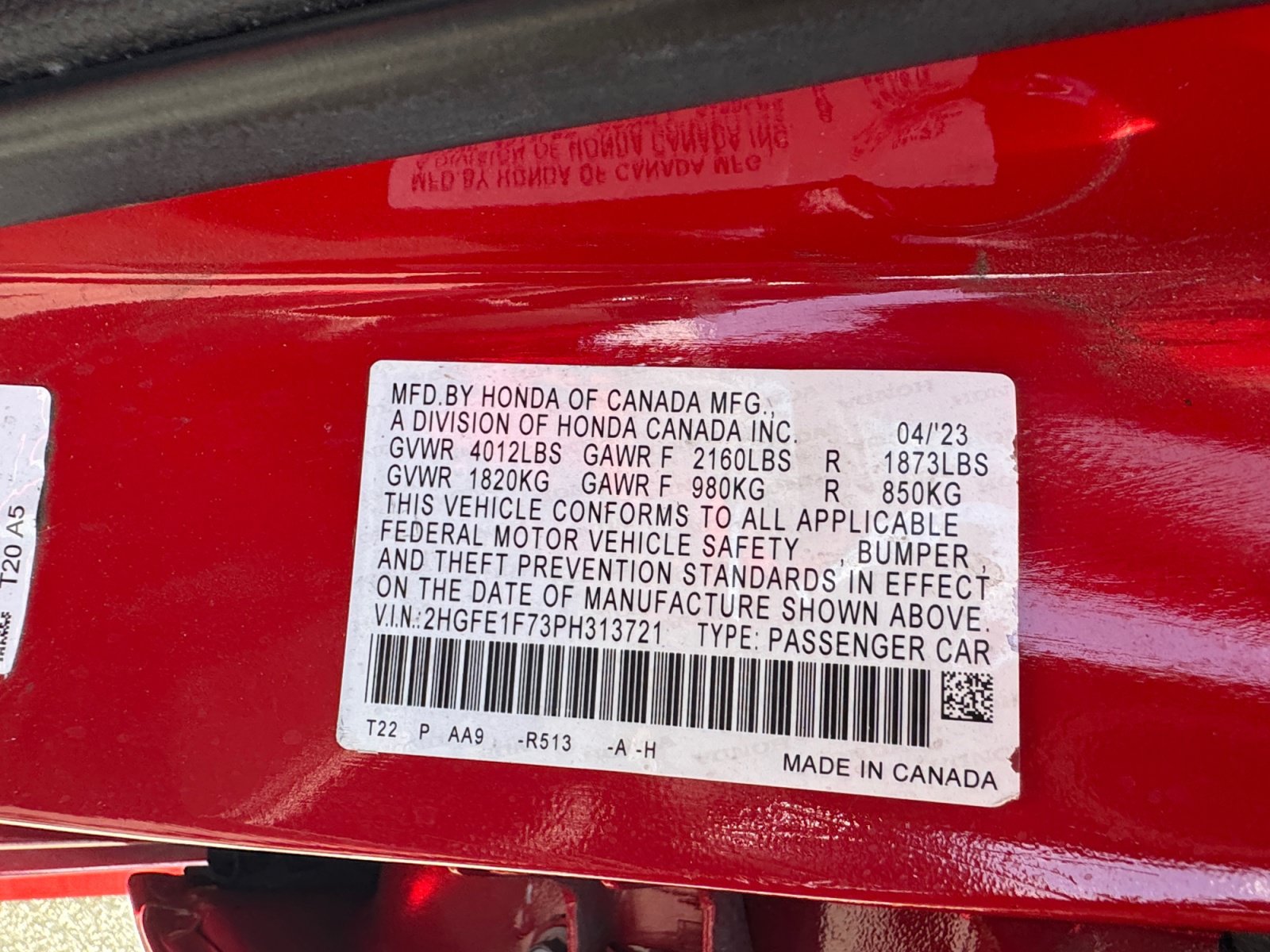 Used 2023 Honda Civic EX image 16