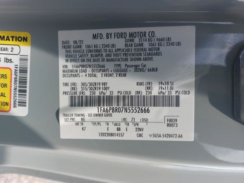 Used 2022 Ford Mustang Mach 1 w/ Mach 1 Handling Package RWD image 33