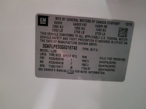 Used 2016 GMC Terrain SLT FWD image 33