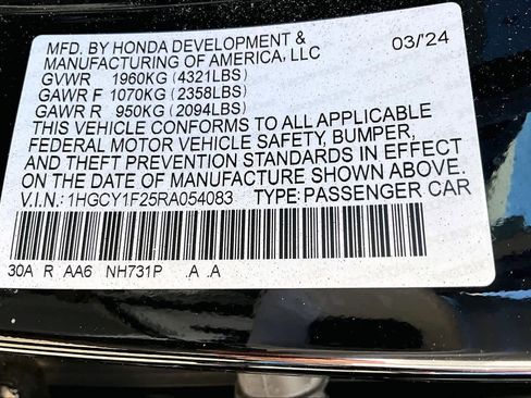 Used 2024 Honda Accord LX image 31