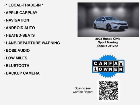 Used 2023 Honda Civic Sport Touring image 7
