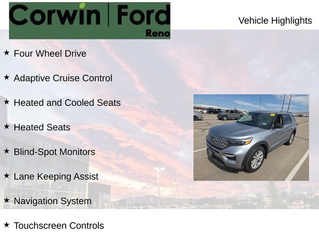 Used 2022 Ford Explorer Limited w/ Class IV Trailer Tow Package AWD/4WD image 6