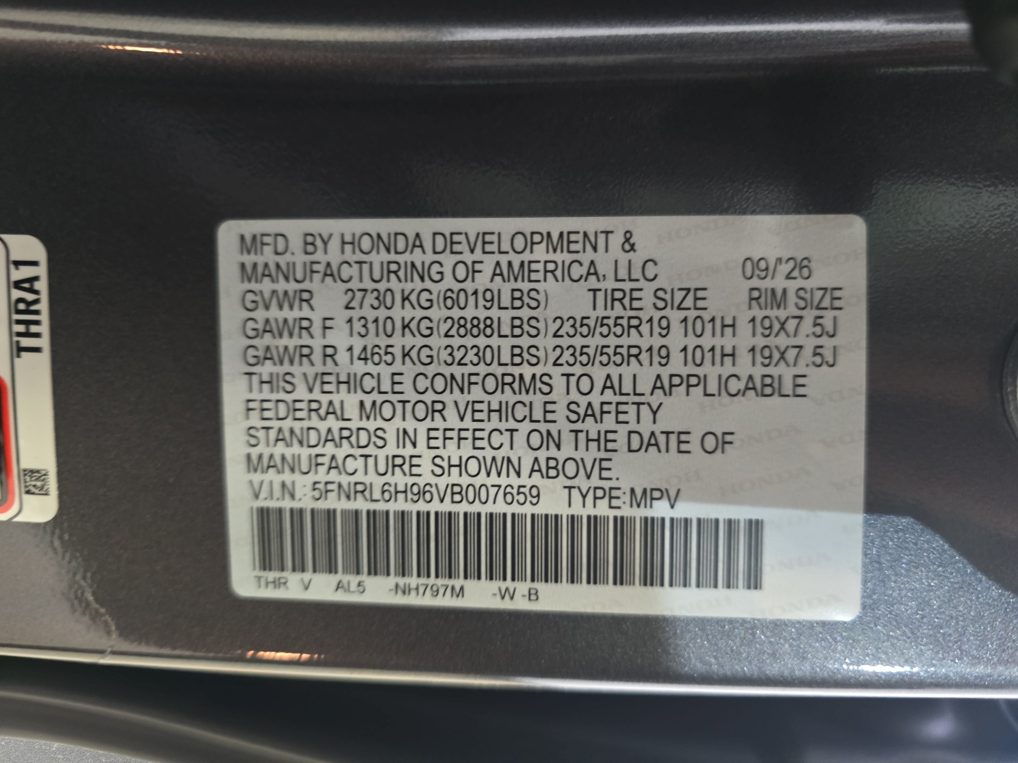 New 2027 Honda Odyssey Elite image 33