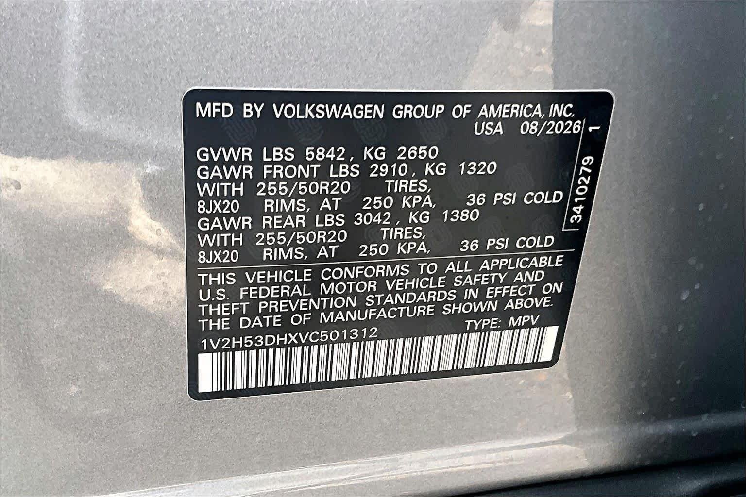 New 2027 Volkswagen Atlas SE FWD image 21