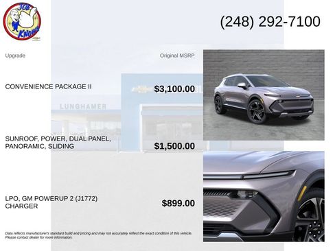 New 2026 Chevrolet Equinox EV LT w/ Convenience Package II FWD image 5