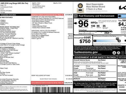 Used 2023 Kia EV6 GT-Line image 56
