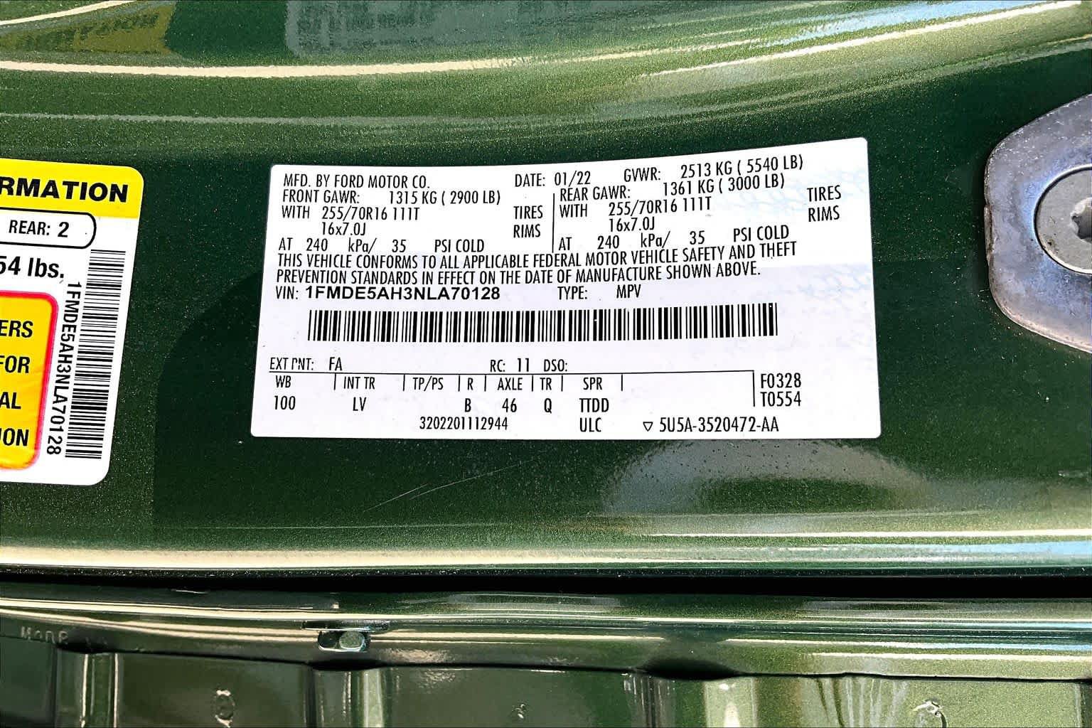 Used 2022 Ford Bronco 2-Door AWD/4WD image 33