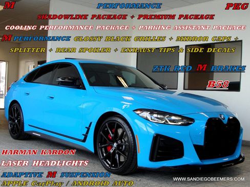 Used 2023 BMW M440i Gran Coupe M440i GC+LASER+TIRE COOLING PK image 1