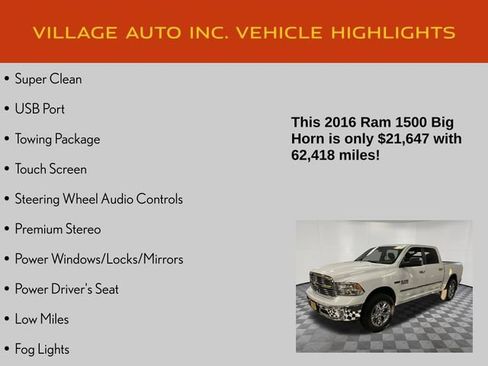 Used 2016 RAM 1500 Big Horn AWD/4WD image 7