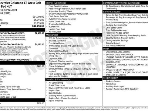 Used 2023 Chevrolet Colorado LT w/ LT Convenience Package II AWD/4WD image 2
