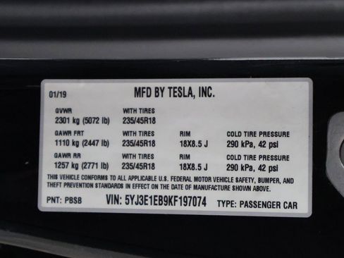 Used 2019 Tesla Model 3 Long Range image 61