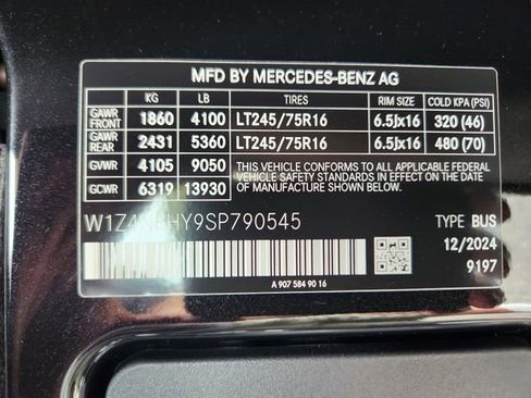 New 2025 Mercedes-Benz Sprinter 2500 image 22