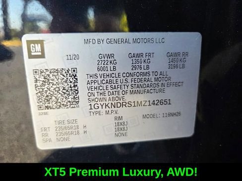 Used 2021 Cadillac XT5 Premium Luxury image 19